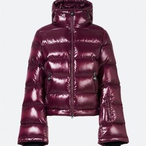 Perfect Moment Shiny Burgundy Ski Jacket